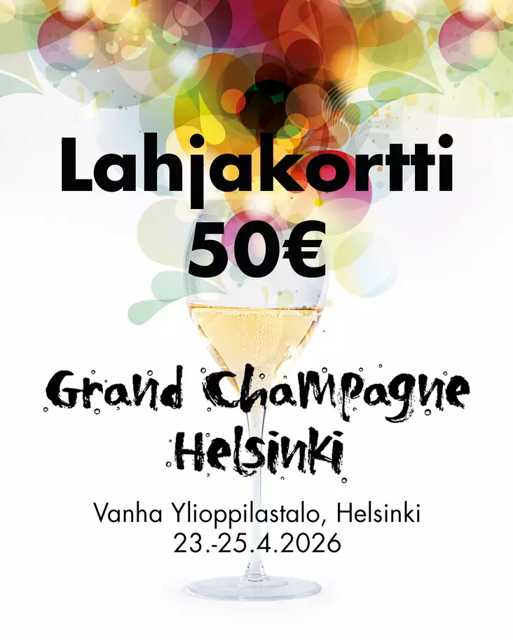 Lahjakortti 50 EUR Grand Champagne Helsi - Gift Cards - GCH25LK050 - 1
