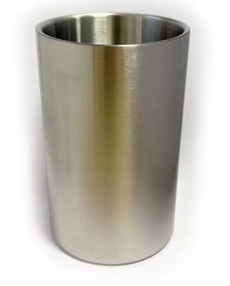 Vinkylare med dubbel vägg i stål 12x18cm - Vin och champagnekylare - BARP204 - 1