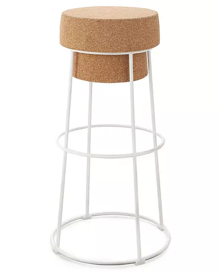 Bouchon Baarijakkara 76cm valkoinen metallirunko - Tuolit ja pöydät - DOM1005 - 1