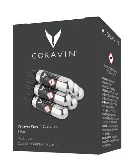 Coravin- Argonkaasukapsuli (6kpl) - Coravin -viinijärjestelmä - CRVNA75 - 2