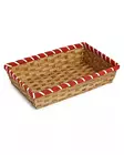Bamboo Tray with Red Rim Medium - Lahjapakkaukset ja lahjakassit - GDSB235 - 1