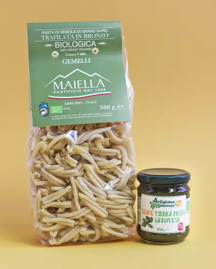 Gemellipasta Basilikapestolla LUOMU - Meals - ATE010B - 1