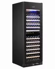 Wine Cabinet Elegance 153 Bottles Black - Dual Temperature Cabinets - TTE1000DRB - 1