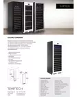Wine Cabinet Elegance 153 Bottles White - Dual Temperature Cabinets - TTE1000DRW - 4
