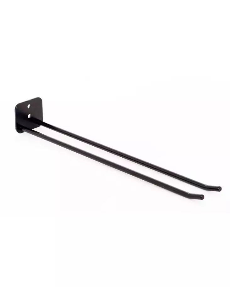 Wine Glass Holder Black 40cm wall - Glasrack - WRSB40W - 1